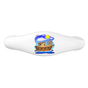 Fischboot Cartoon Keramik Schubladengriff