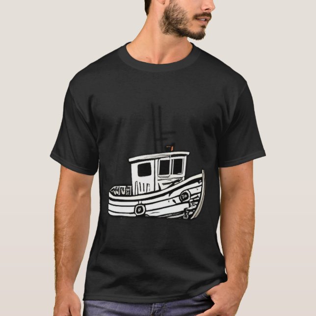 Fischboot T-Shirt (Vorderseite)