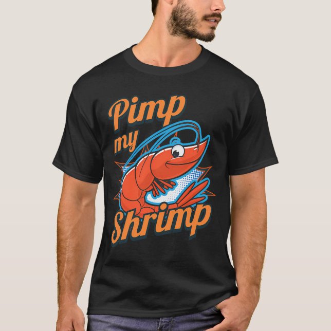 Fischbootzeichnung T-Shirt (Vorderseite)