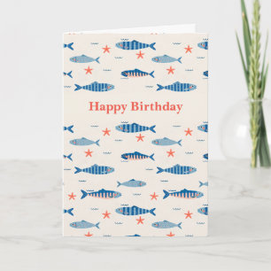 Fischchen Alles Gute zum Geburtstag Karte