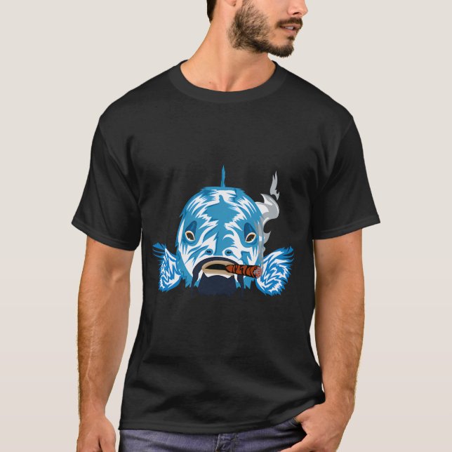Fischdesign, Druckdesign T-Shirt (Vorderseite)