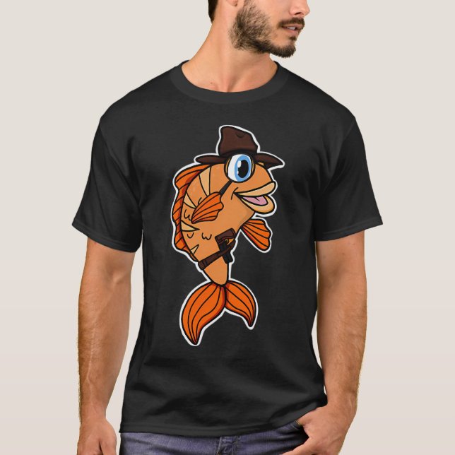 Fischdetektiv T-Shirt (Vorderseite)