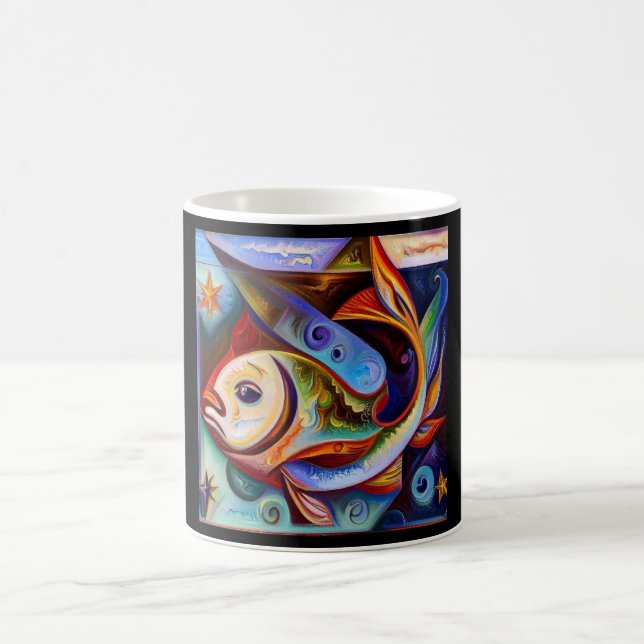 Fische 8 kaffeetasse (Mittel)