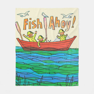 Fische ahoi! fleecedecke