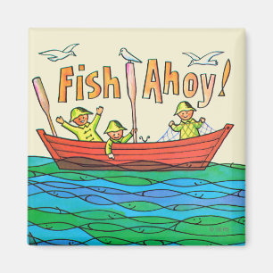 Fische Ahoy! Magnet