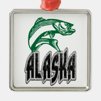 FISCHE ALASKA ORNAMENT AUS METALL