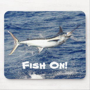 Fische an! mousepad