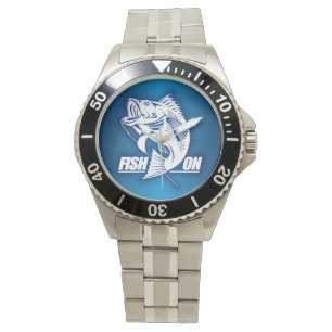 Fische auf (Baß) Armbanduhr