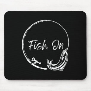 Fische auf dem Fang Funny Sprichwort Fischen Spaß  Mousepad