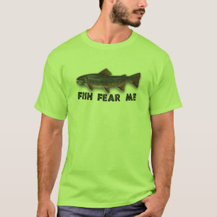 Fische befürchten mich lustiger Fischen-Sport T-Shirt