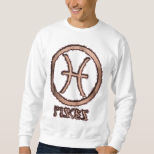 Fische brannten sweatshirt