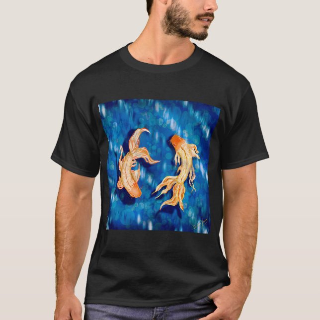 Fische brauchen auch Freunde T-Shirt (Vorderseite)