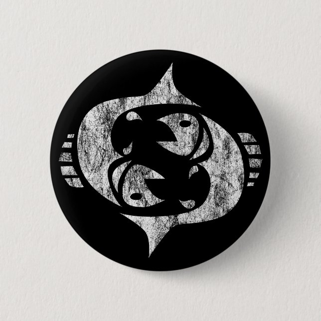 Fische Button (Vorderseite)