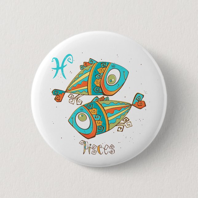 Fische Button (Vorderseite)