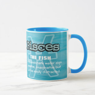 Fische Das Fischwasser-Zeichen astrologische Tasse
