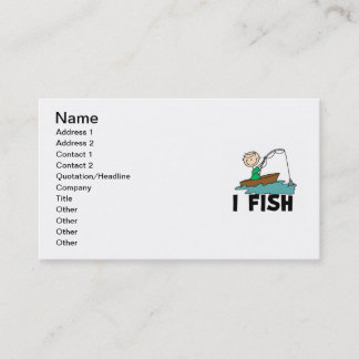 Fische des Jungen-I Visitenkarte