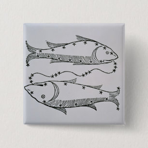 Fische (die Fische) eine Illustration vom 'Dichter Button