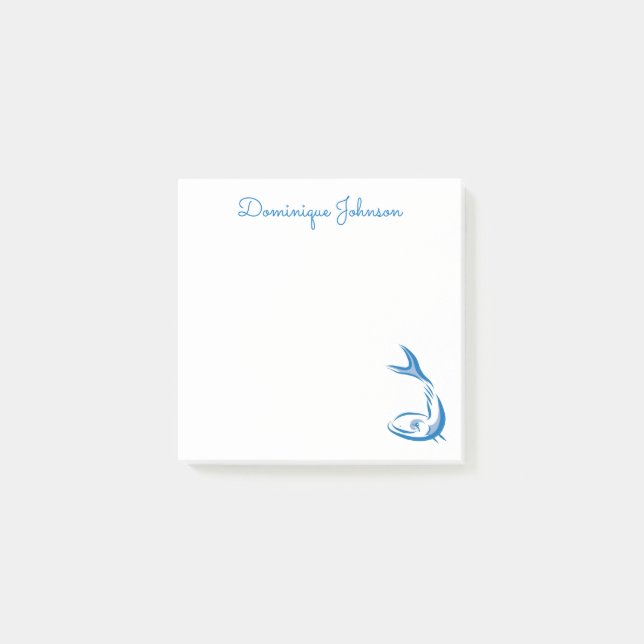 Fische, die Personalisierte Post-It®-Notizen Gezei Post-it Klebezettel (Vorderseite)