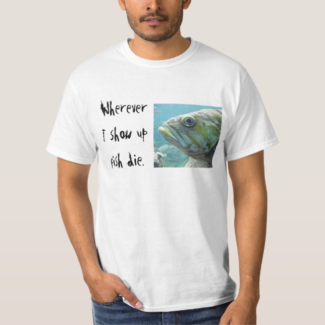 Fische die T-Shirt (Vorderseite)