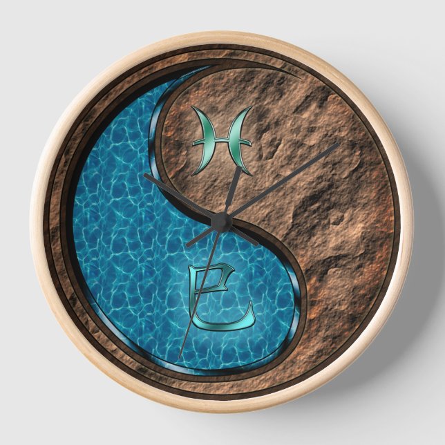 Fische & Erdlange Uhr (Vorderseite)