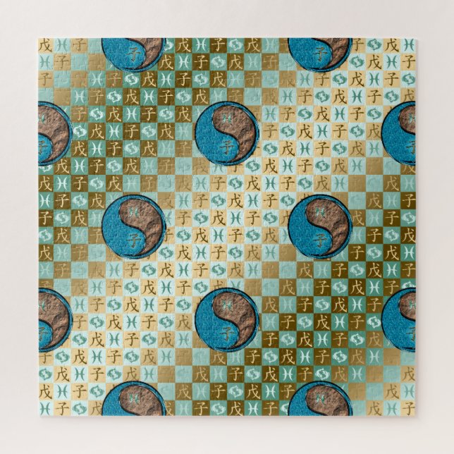 Fische & Erdratte Puzzle (Vertikal)