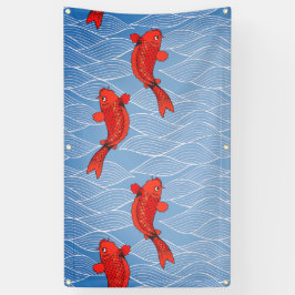 FISCHE Fahne der TAPISSERIE-KOI Banner