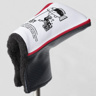 Fische fangen Menschen Golf Headcover