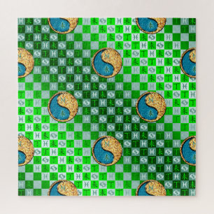 Fische & Feuer Ziege Puzzle