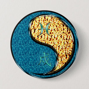 Fische & Feuerhund Button
