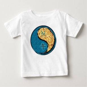 Fische & Feuerpferd Baby T-shirt