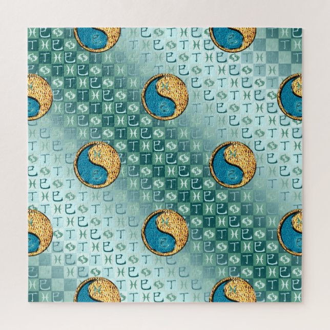 Fische & Feuerschlange Puzzle (Vertikal)