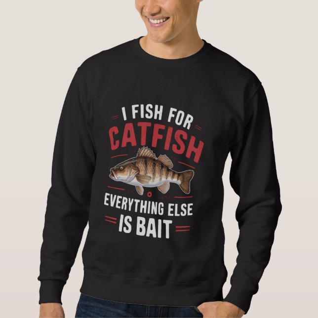 Fische Fische Fischen Fischen Jäger Whispermänner  Sweatshirt (Vorderseite)
