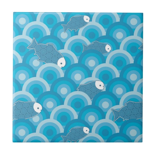 Fische Fliese (Vorderseite)