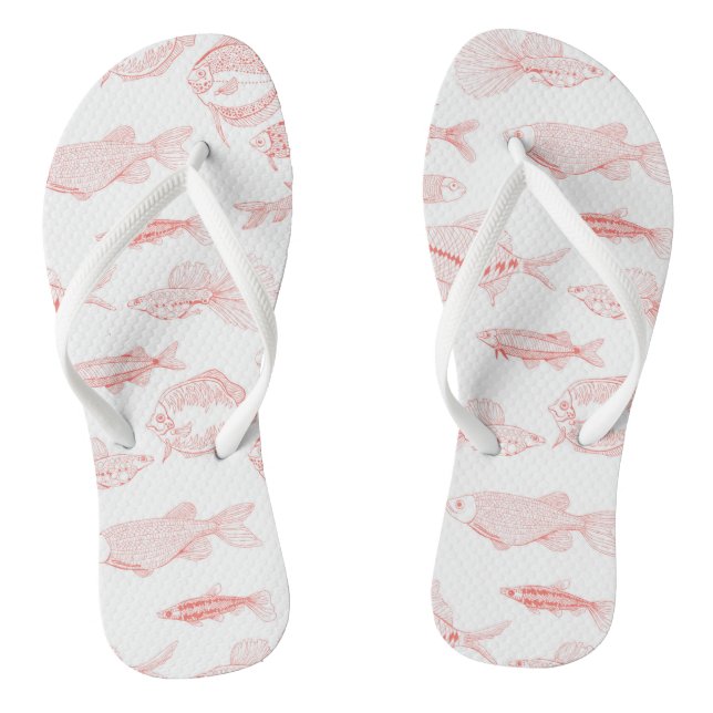 Fische Flip Flops (Fußbett)
