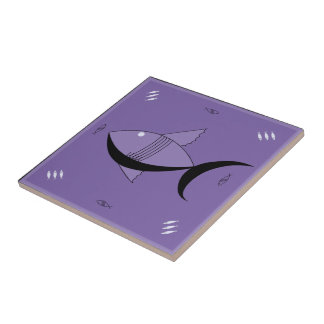 FISCHE Fünfzigerjahre der Keramik-Fliese Fliese