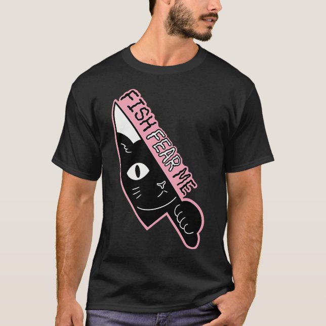 Fische fürchten mich T-Shirt (Vorderseite)