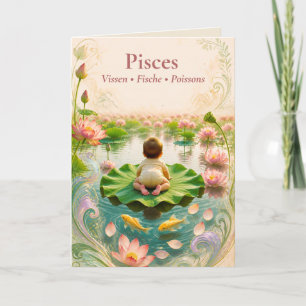 Fische-Geburtsanzeige-Karte   Dreamy Collection Feiertagskarte