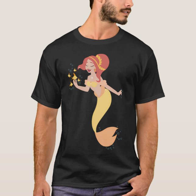Fische - Gelb T-Shirt (Vorderseite)