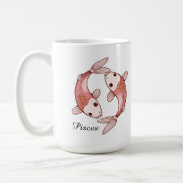 Fische Himmelssternzeichen-Tasse - Kunst der Zwill Kaffeetasse