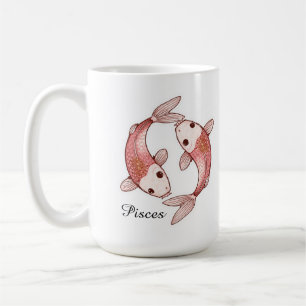 Fische Himmelssternzeichen-Tasse - Kunst der Zwill Kaffeetasse