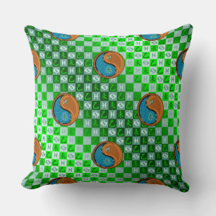 Fische & Holz Ziege Kissen