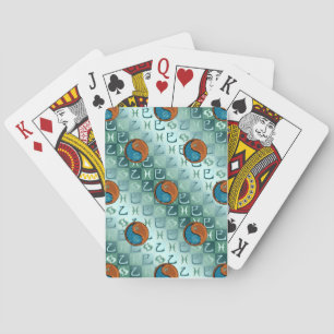 Fische & Holzschlange Spielkarten