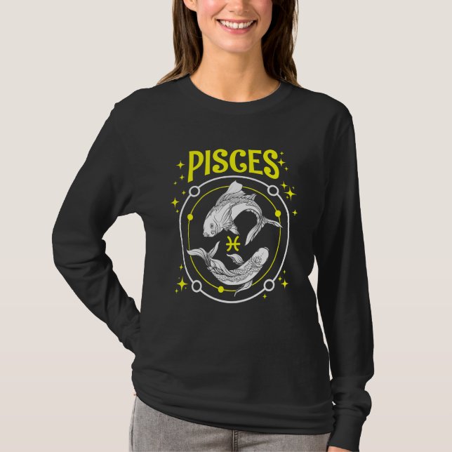 Fische Horoskop T-Shirt (Vorderseite)