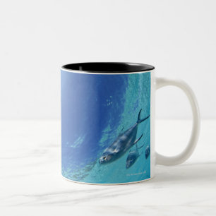 Fische im Meer Zweifarbige Tasse