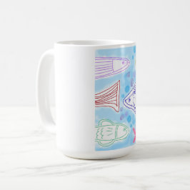 Fische in der Meereskunst Kaffeetasse