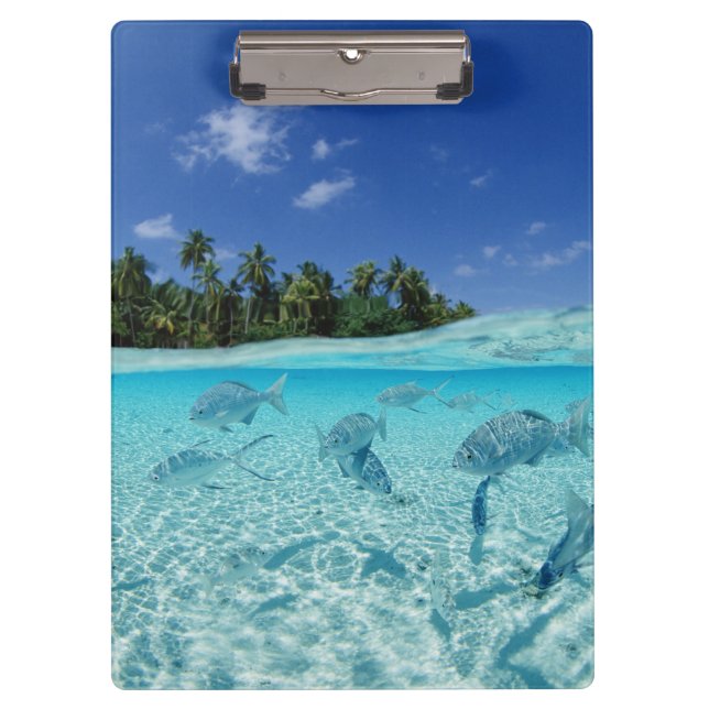 Fische in Meer Klemmbrett (Vorderseite)