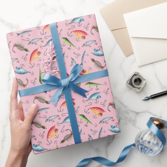 Fische in Rosa Geschenkpapier (Schenken)