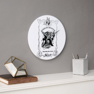 Fische Intuition Himmelsdesign Große Wanduhr
