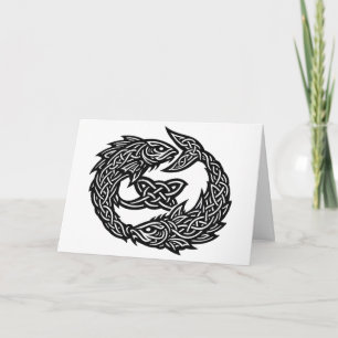 Fische Keltisches Zwillingsstrom-Sigil   BurnsInHe Karte