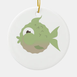 Fische Keramik Ornament